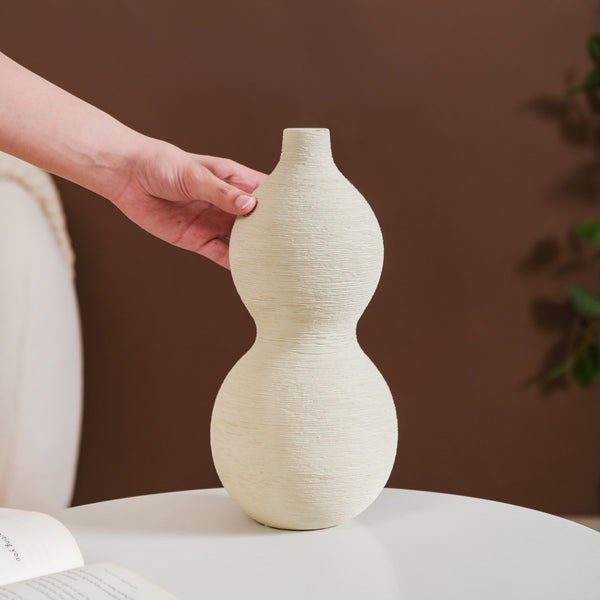 Gourd Matt Finish Flower Vase