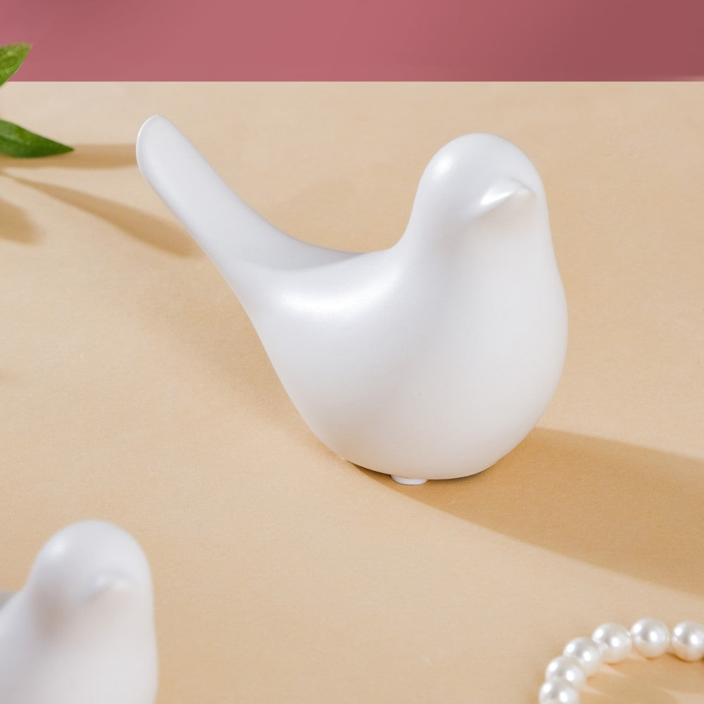 Mother-Child Bird Figurines