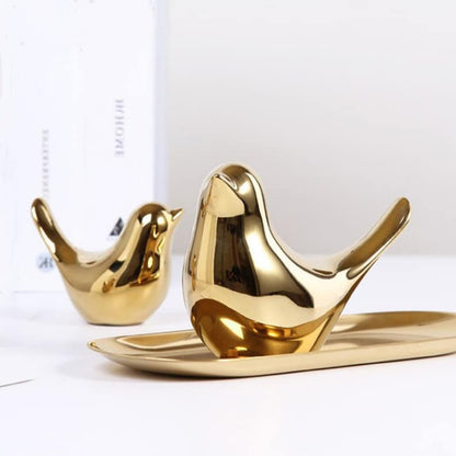 Gold Bird Statue